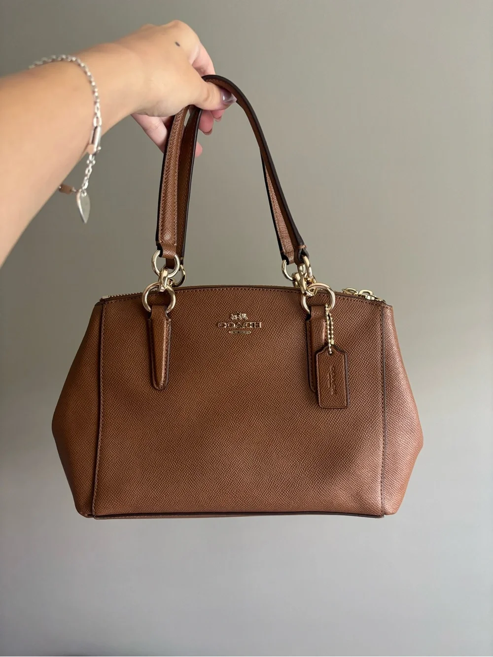 Coach Christie Carryall brown bag